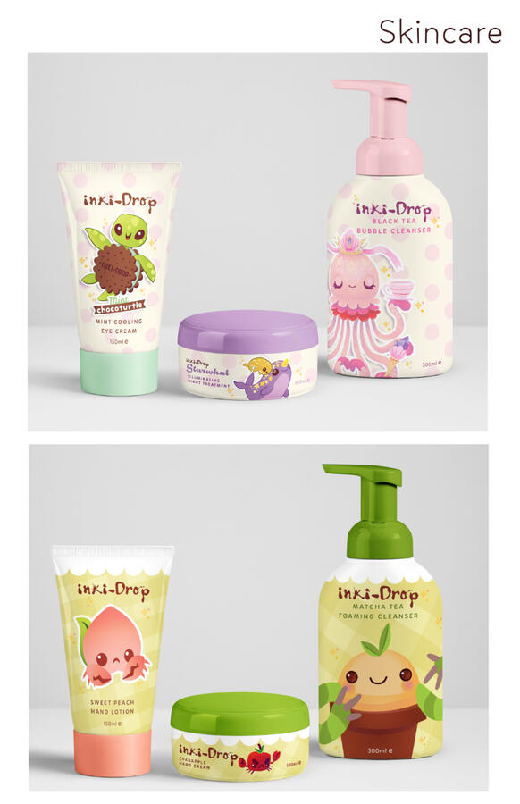 Skincare product mock-ups